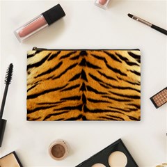 Tiger Print	 Cosmetic Bag (Medium) from ArtsNow.com Front