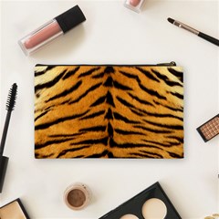 Tiger Print	 Cosmetic Bag (Medium) from ArtsNow.com Back