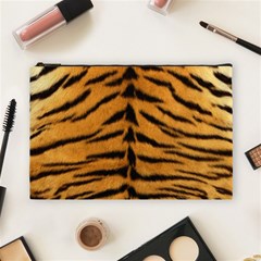 Tiger Print	 Cosmetic Bag (Large) from ArtsNow.com Front