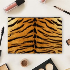 Tiger Print	 Cosmetic Bag (Large) from ArtsNow.com Back