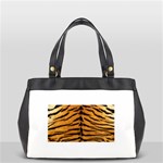 Tiger Print	 Oversize Office Handbag (Two Sides)