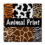 Animal Print	 Tile Coaster