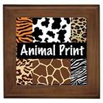 Animal Print	 Framed Tile