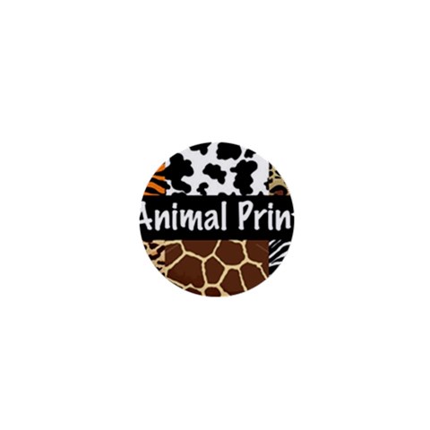 Animal Print	 1  Mini Magnet from ArtsNow.com Front