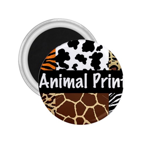 Animal Print	 2.25  Magnet from ArtsNow.com Front