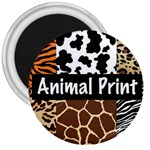 Animal Print	 3  Magnet