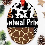 Animal Print	 Ornament (Oval)