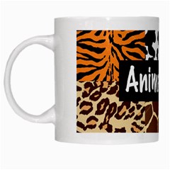 Animal Print	 White Mug from ArtsNow.com Left