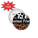 Animal Print	 1.75  Button (10 pack)