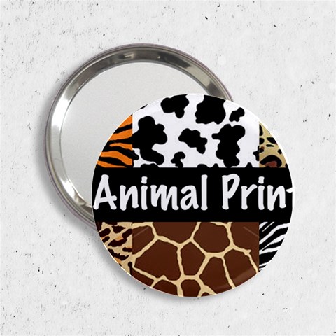 Animal Print	 2.25  Handbag Mirror from ArtsNow.com Front