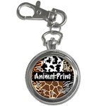 Animal Print	 Key Chain Watch