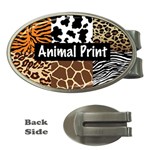 Animal Print	 Money Clip (Oval)