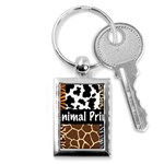 Animal Print	 Key Chain (Rectangle)