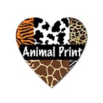 Animal Print	 Magnet (Heart)