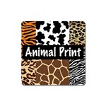 Animal Print	 Magnet (Square)