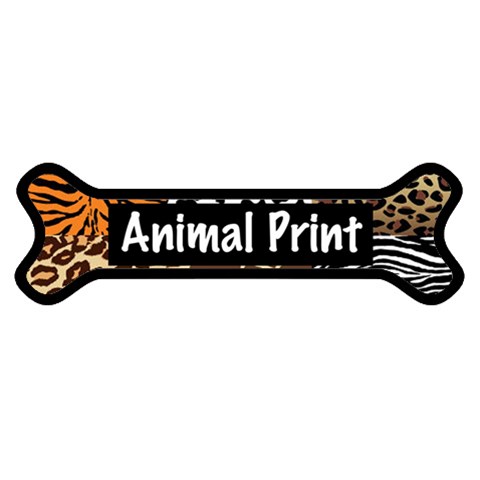 Animal Print	Magnet (Dog Bone) from ArtsNow.com Front