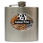 Animal Print	 Hip Flask (6 oz)