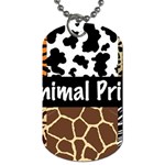 Animal Print	 Dog Tag (Two Sides)
