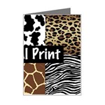 Animal Print	 Mini Greeting Card