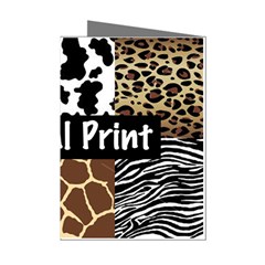 Animal Print	 Mini Greeting Cards (Pkg of 8) from ArtsNow.com Left