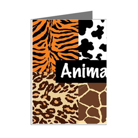 Animal Print	 Mini Greeting Cards (Pkg of 8) from ArtsNow.com Right
