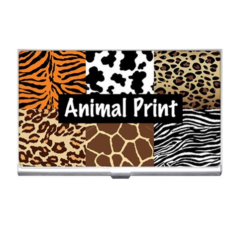 Animal Print	 Business Card Holder from ArtsNow.com Front