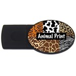 Animal Print	 USB Flash Drive Oval (2 GB)