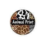 Animal Print	 Hat Clip Ball Marker (10 pack)