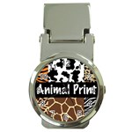 Animal Print	 Money Clip Watch