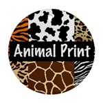 Animal Print	 Round Ornament (Two Sides)