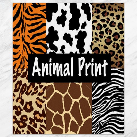 Animal Print	Canvas 8  x 10  from ArtsNow.com 8.15 x9.66  Canvas - 1