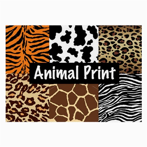 Animal Print	 Glasses Cloth (Large) from ArtsNow.com Front