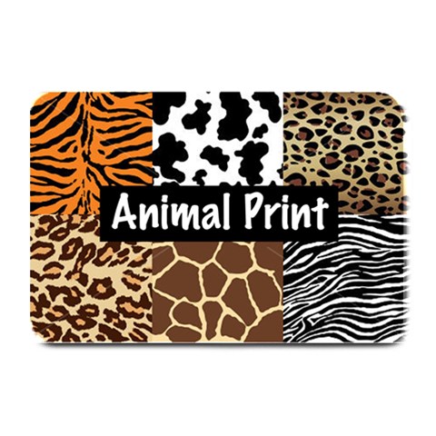 Animal Print	Plate Mat from ArtsNow.com 18 x12  Plate Mat