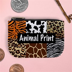 Animal Print	 Mini Coin Purse from ArtsNow.com Front