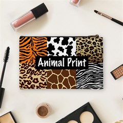 Animal Print	 Cosmetic Bag (Medium) from ArtsNow.com Back