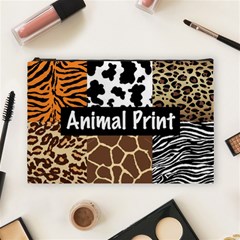 Animal Print	 Cosmetic Bag (Large) from ArtsNow.com Front