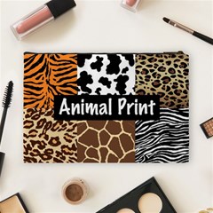 Animal Print	 Cosmetic Bag (Large) from ArtsNow.com Back