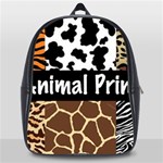 Animal Print	 School Bag (Large)