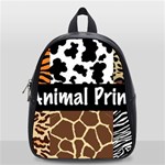 Animal Print	 School Bag (Small)