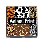 Animal Print	 Memory Card Reader with Storage (Square)