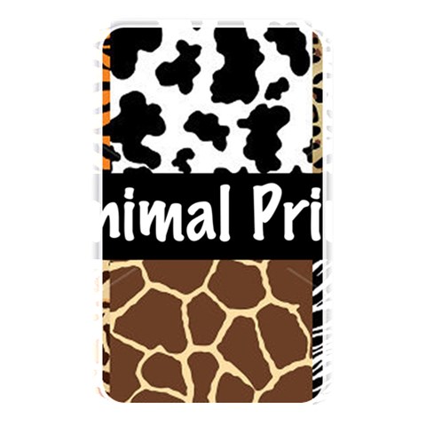 Animal Print	 Memory Card Reader (Rectangular) from ArtsNow.com Front