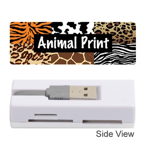 Animal Print	Memory Card Reader (Stick) from ArtsNow.com Front
