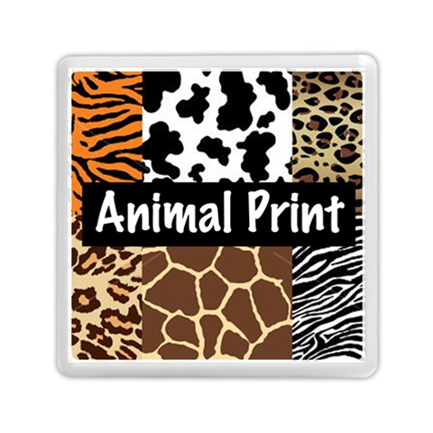Animal Print	Memory Card Reader (Square) from ArtsNow.com Front