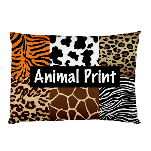Animal Print	Pillow Case (Two Sides) from ArtsNow.com Front