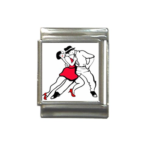 Tango Dancing Italian Charm (13mm) from ArtsNow.com Front