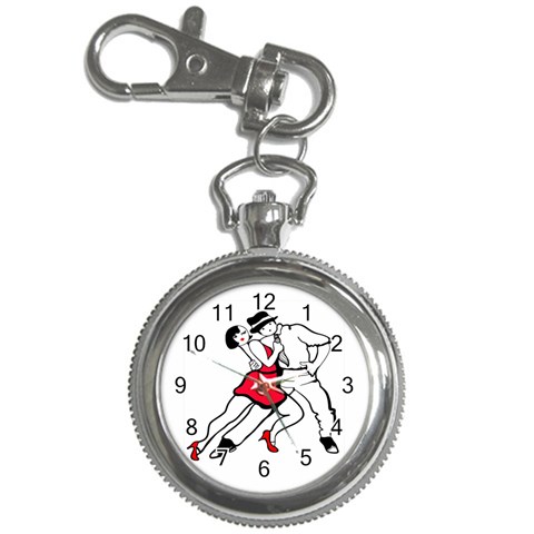Tango Dancing Key Chain Watch from ArtsNow.com Front