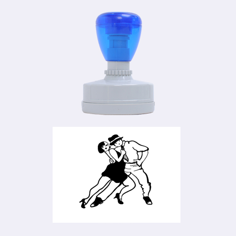 Tangueros Rubber Stamp Oval from ArtsNow.com 1.88 x1.37  Stamp