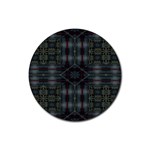 Antique Plaid Rubber Round Coaster (4 pack)