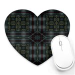 Antique Plaid Mousepad (Heart)