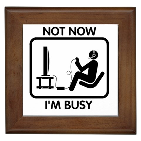 Gamers	 Framed Tile from ArtsNow.com Front